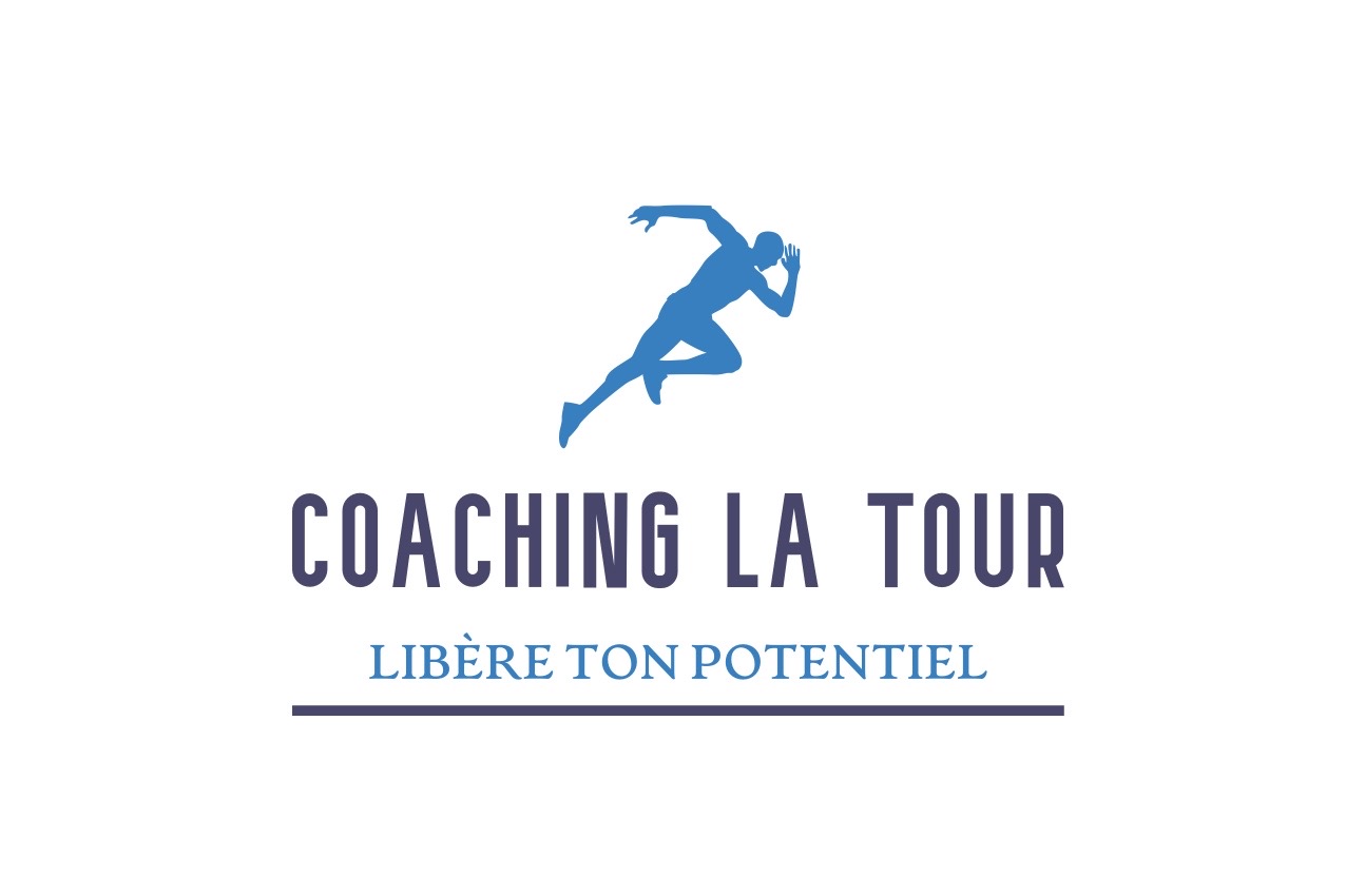 Logo officiel de Coaching La Tour avec le slogan 'Libère ton potentiel', représentant l’engagement envers la progression, la motivation et la transformation physique et mentale.